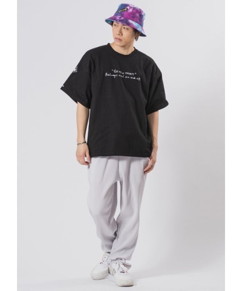 RE730(アールイーセブンサーティー)の「【RE730】なみおくん手書きイラストTシャツ ビッグシルエット(Tシャツ/カットソー・メンズ・ブラック/オフホワイト・MEDIUM/LARGE/X-LARGE)」の17枚目の写真