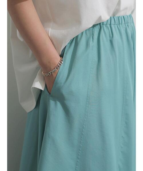 AMERICAN HOLIC（アメリカンホリック）の「切り替えイレヘムフレアスカート　＊（スカート・レディース・ベージュ/ネイビー/グリーン/アイボリー・M/L）」の15枚目の写真