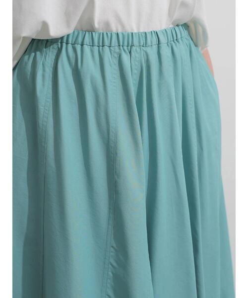 AMERICAN HOLIC（アメリカンホリック）の「切り替えイレヘムフレアスカート　＊（スカート・レディース・ベージュ/ネイビー/グリーン/アイボリー・M/L）」の16枚目の写真