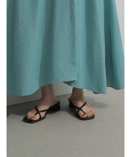 AMERICAN HOLIC（アメリカンホリック）の「切り替えイレヘムフレアスカート　＊（スカート・レディース・ベージュ/ネイビー/グリーン/アイボリー・M/L）」の17枚目の写真