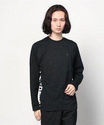 1piu1uguale3 RELAX | 【別注】1PIU1UGUALE3 RELAX/ウノピゥ ウノ ウグァーレ トレ リラックス/サイドプリントロングスリーブTシャツ(Tシャツ/カットソー)