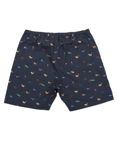 Design Tshirts Store graniph(デザイン ティーシャツ ストア グラニフ)の「デンジャラスアニマルズ|ショートパンツ(その他パンツ・メンズ・ネイビー・LARGE/MEDIUM/SMALL)」の4枚目の写真