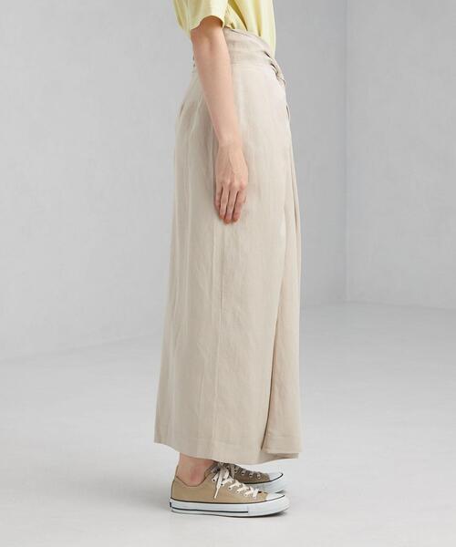 OUTERSUNSET（アウターサンセット）の「＜OUTERSUNSET×green label relaxing(アウターサンセット×グリーンレーベルリラクシング)＞ ウエスト ツイスト [スカート]（スカート・レディース・ダークブラウン/ナチュラル・FREE）」の4枚目の写真