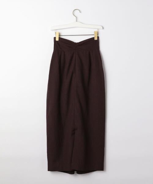 OUTERSUNSET（アウターサンセット）の「＜OUTERSUNSET×green label relaxing(アウターサンセット×グリーンレーベルリラクシング)＞ ウエスト ツイスト [スカート]（スカート・レディース・ダークブラウン/ナチュラル・FREE）」の14枚目の写真