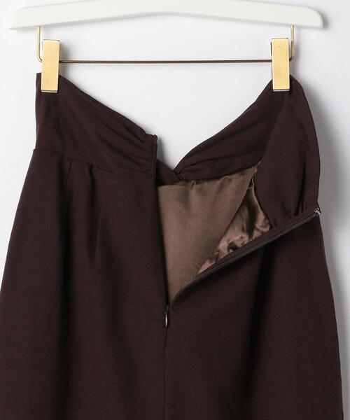 OUTERSUNSET（アウターサンセット）の「＜OUTERSUNSET×green label relaxing(アウターサンセット×グリーンレーベルリラクシング)＞ ウエスト ツイスト [スカート]（スカート・レディース・ダークブラウン/ナチュラル・FREE）」の17枚目の写真