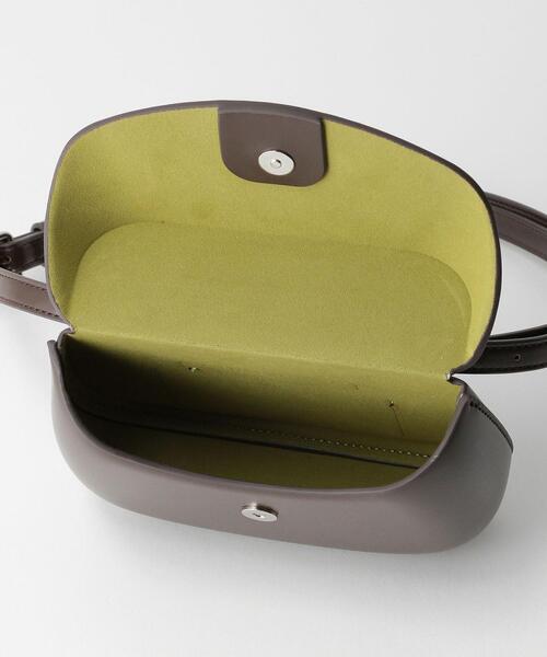 green label relaxing(グリーンレーベルリラクシング)の「<Et/clo(エックロ)> サドル P/W 2WAY バッグ(ショルダーバッグ・レディース・ダークブラウン/オフホワイト・FREE)」の6枚目の写真