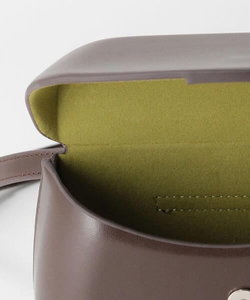 green label relaxing(グリーンレーベルリラクシング)の「<Et/clo(エックロ)> サドル P/W 2WAY バッグ(ショルダーバッグ・レディース・ダークブラウン/オフホワイト・FREE)」の7枚目の写真