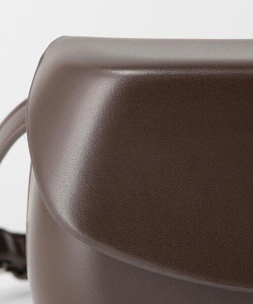 green label relaxing(グリーンレーベルリラクシング)の「<Et/clo(エックロ)> サドル P/W 2WAY バッグ(ショルダーバッグ・レディース・ダークブラウン/オフホワイト・FREE)」の11枚目の写真