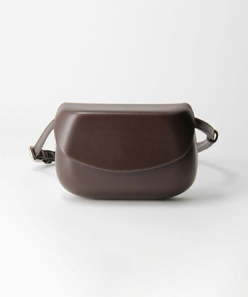 green label relaxing(グリーンレーベルリラクシング)の「<Et/clo(エックロ)> サドル P/W 2WAY バッグ(ショルダーバッグ・レディース・ダークブラウン/オフホワイト・FREE)」の14枚目の写真