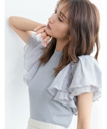 fifth（フィフス）の「ラッフルスリーブプルオーバー（ニット/セーター）」