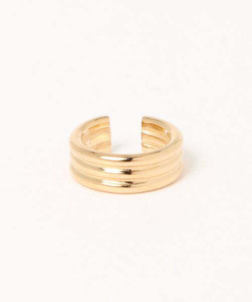 PAS TIERRA(パティエラ)の「-Lien- シェードプチイヤーカフ(イヤーカフ・レディース・イエローゴールド/シルバー・FREE)」の3枚目の写真