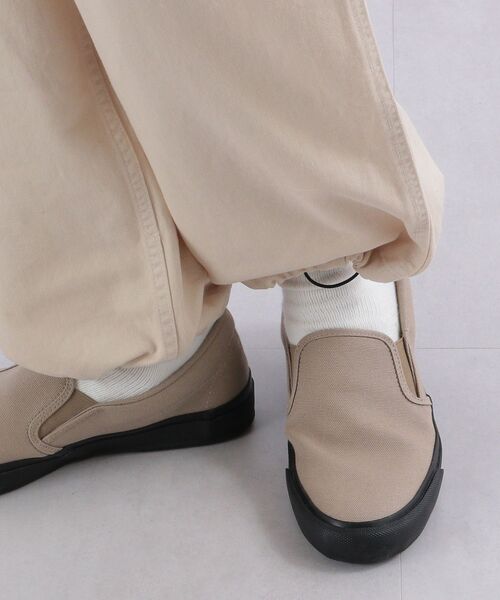 SHIPS any（シップス エニィ）の「SHIPS any: <バルカナイズド製法>日本製 キャンバス スリッポン◇（スニーカー・メンズ・ベージュ/ネイビー・25/26/27/28）」の8枚目の写真