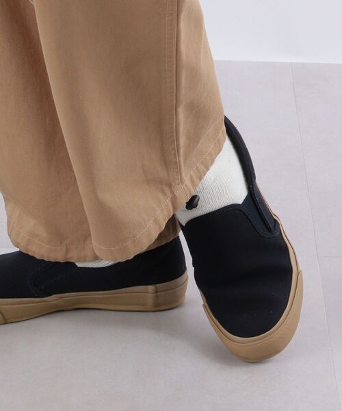 SHIPS any（シップス エニィ）の「SHIPS any: <バルカナイズド製法>日本製 キャンバス スリッポン◇（スニーカー・メンズ・ベージュ/ネイビー・25/26/27/28）」の16枚目の写真