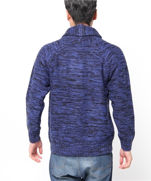 VENCEEXCHANGE(ヴァンスエクスチェンジ)の「アクリルポリプロピレンケーブルアミショールカーディガン(カーディガン/ボレロ・メンズ・シルバー/レッド/ロイヤルブルー・SMALL/LARGE/MEDIUM)」の13枚目の写真