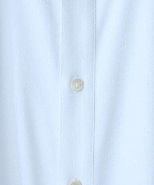 Lui's（ルイス）の「バンブーレーヨンサテンビッグシルエットスリットシャツ（シャツ/ブラウス・メンズ・ホワイト/ブラック・FREE）」の3枚目の写真