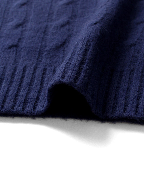 URBAN RESEARCH（アーバンリサーチ）の「URBAN RESEARCH CABLE KNIT C/N（ニット/セーター・メンズ・バーガンディー/ネイビー/ロイヤルブルー/ホワイト・LARGE/MEDIUM）」の17枚目の写真