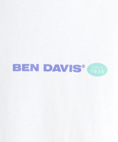 BEN DAVIS(ベンデイビス)の「BEN DAVIS/ベンデイビス 袖プリント バナーロゴ ロングスリーブTシャツ(Tシャツ/カットソー・メンズ・ホワイト/ブラック/パープル/ピンク・M/L/XL)」の17枚目の写真