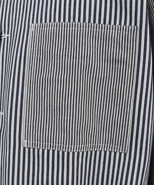 CAMBIO（カンビオ）の「mj8159-Remake Like American Casual Coverall Jacket ジャケット（カバーオール・メンズ・ブルー系その他/ストライプ・S/M/L）」の20枚目の写真