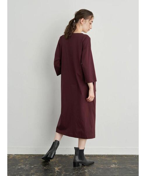 Editt by YECCA VECCA(エディットバイイェッカヴェッカ)の「P.ベルトデザインギャザーワンピース*(ワンピース・レディース・ブラウン/バーガンディー/ブラック・FREE)」の12枚目の写真