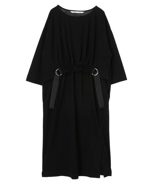 Editt by YECCA VECCA(エディットバイイェッカヴェッカ)の「P.ベルトデザインギャザーワンピース*(ワンピース・レディース・ブラウン/バーガンディー/ブラック・FREE)」の15枚目の写真