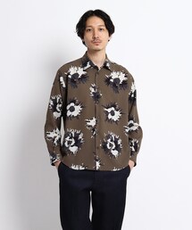 TAKEO KIKUCHI | ビッグフラワー 総柄プリント シャツ(シャツ/ブラウス)