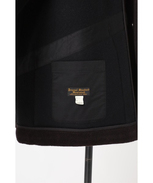 JOURNAL STANDARD（ジャーナルスタンダード）の「BRITISH CUT PILE SMOCK ダッフルスモック（ダッフルコート・メンズ・ブラウン/ベージュ系その他・MEDIUM/LARGE）」の12枚目の写真