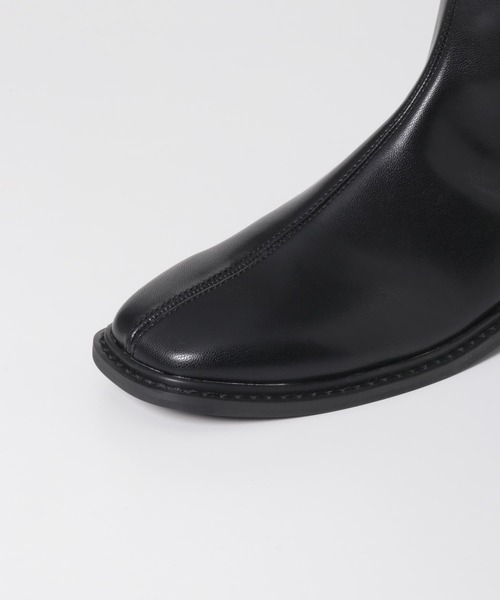 SENSE OF PLACE by URBAN RESEARCH(センスオブプレイスバイアーバンリサーチ)の「スクエアトウセンターシームロングブーツ(ブーツ・レディース・ブラウン/アイボリー/ブラック・MEDIUM/SMALL/LARGE)」の14枚目の写真