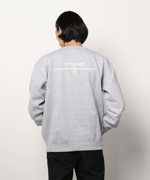 APPLEBUM(アップルバム)の「"Ruler" Crew Sweat(スウェット・メンズ・グレー/ブラック/サンドベージュ・MEDIUM/LARGE/X-LARGE/XX-LARGE)」の10枚目の写真