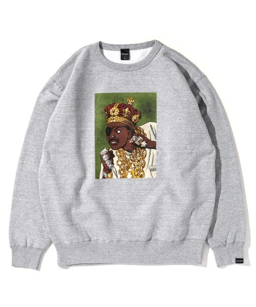 APPLEBUM(アップルバム)の「"Ruler" Crew Sweat(スウェット・メンズ・グレー/ブラック/サンドベージュ・MEDIUM/LARGE/X-LARGE/XX-LARGE)」の1枚目の写真