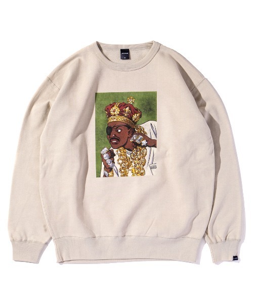 APPLEBUM(アップルバム)の「"Ruler" Crew Sweat(スウェット・メンズ・グレー/ブラック/サンドベージュ・MEDIUM/LARGE/X-LARGE/XX-LARGE)」の3枚目の写真