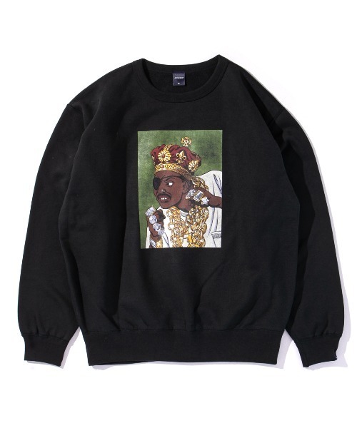 APPLEBUM(アップルバム)の「"Ruler" Crew Sweat(スウェット・メンズ・グレー/ブラック/サンドベージュ・MEDIUM/LARGE/X-LARGE/XX-LARGE)」の2枚目の写真