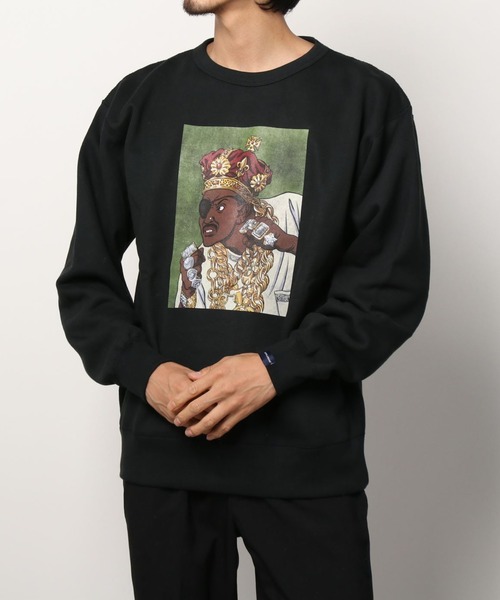 APPLEBUM(アップルバム)の「"Ruler" Crew Sweat(スウェット・メンズ・グレー/ブラック/サンドベージュ・MEDIUM/LARGE/X-LARGE/XX-LARGE)」の6枚目の写真