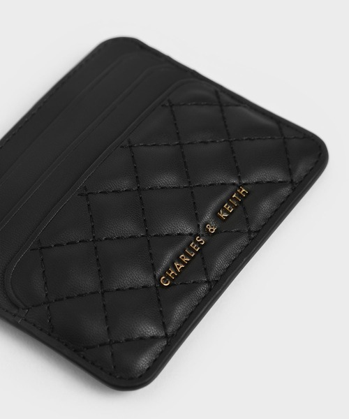 CHARLES & KEITH（チャールズ & キース）の「キルテッド カードホルダー / Quilted Card Holder（カードケース・レディース・ブラック/ベビーピンク/バーガンディー/ライトベージュ/ブルーグラス/シルバー/ミント/ピンク系その他3/ライトイエロー・XXS）」の13枚目の写真