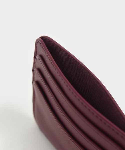 CHARLES & KEITH（チャールズ & キース）の「キルテッド カードホルダー / Quilted Card Holder（カードケース・レディース・ブラック/ベビーピンク/バーガンディー/ライトベージュ/ブルーグラス/シルバー/ミント/ピンク系その他3/ライトイエロー・XXS）」の12枚目の写真