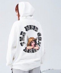 【Harsh and Cruel】Angel Graphic Loose Hoodie HC21S42