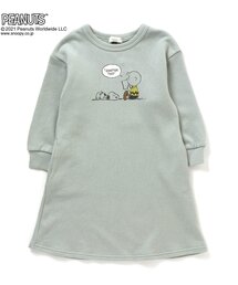 PEANUTS | 4色2柄PEANUTSコラボプリントワンピース(ワンピース)