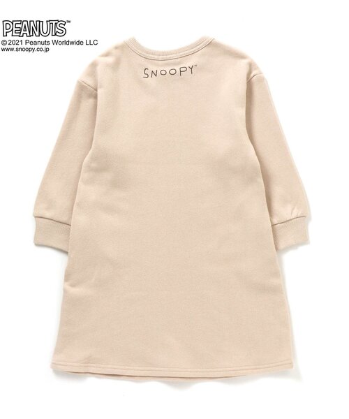 PEANUTS（ピーナッツ）の「4色2柄PEANUTSコラボプリントワンピース（ワンピース・キッズ・ミント/クリーム/ベージュ/ピンク・140/100/110/80/95/120/130/90）」の5枚目の写真