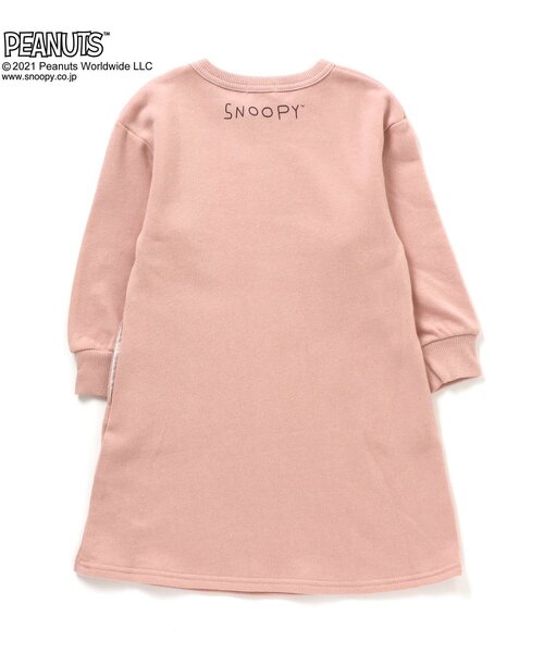 PEANUTS（ピーナッツ）の「4色2柄PEANUTSコラボプリントワンピース（ワンピース・キッズ・ミント/クリーム/ベージュ/ピンク・140/100/110/80/95/120/130/90）」の9枚目の写真
