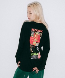 X-girl | X-girl × KOZIK DEVIL GIRL L/S TEE(Tシャツ/カットソー)