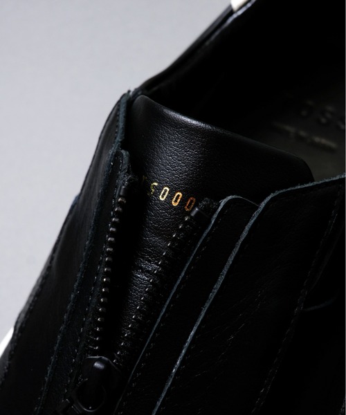 SLACK FOOTWEAR(スラックフットウェア)の「LIBERIO ZIP MADE IN JAPAN(スニーカー・メンズ・ブラック×ホワイト・26.0cm/27.0cm/28.0cm)」の3枚目の写真