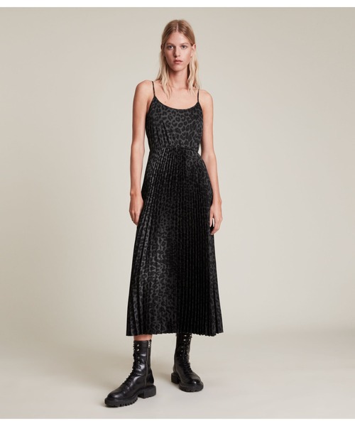 ALLSAINTS(オールセインツ)の「LEOWA DRESS | LEOWA ドレス・ワンピース(ワンピース・レディース・グリーン系その他/ブラック系その他・XS/S/M/L)」の12枚目の写真