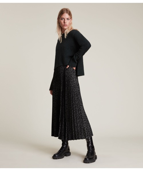 ALLSAINTS(オールセインツ)の「LEOWA DRESS | LEOWA ドレス・ワンピース(ワンピース・レディース・グリーン系その他/ブラック系その他・XS/S/M/L)」の13枚目の写真