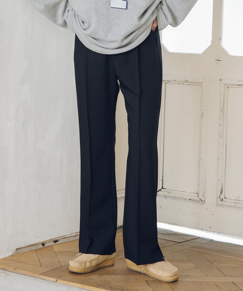 MILKFED.(ミルクフェド)の「SOLID COLOR PANTS(その他パンツ・レディース・ブラック/ベージュ/パープル/グリーン・S/M)」の2枚目の写真