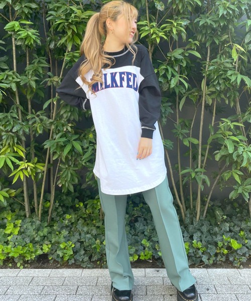 MILKFED.(ミルクフェド)の「SOLID COLOR PANTS(その他パンツ・レディース・ブラック/ベージュ/パープル/グリーン・S/M)」の14枚目の写真