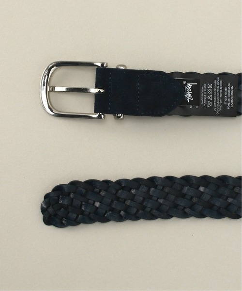 STUSSY（ステューシー）の「【STUSSY / ステューシー】Braided Leather Belt（ベルト・メンズ・ブラック/ブルー・SMALL/MEDIUM）」の7枚目の写真