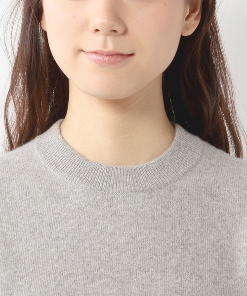 Jewel Changes（ジュエルチェンジズ）の「JOC カシミヤ　ウール クルーネック　プルオーバー（ニット/セーター・レディース・オフホワイト/グレー/ピンク/ブラック・フリー）」の9枚目の写真