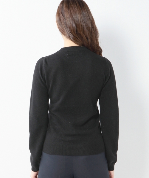 Jewel Changes（ジュエルチェンジズ）の「JOC カシミヤ　ウール クルーネック　プルオーバー（ニット/セーター・レディース・オフホワイト/グレー/ピンク/ブラック・フリー）」の16枚目の写真