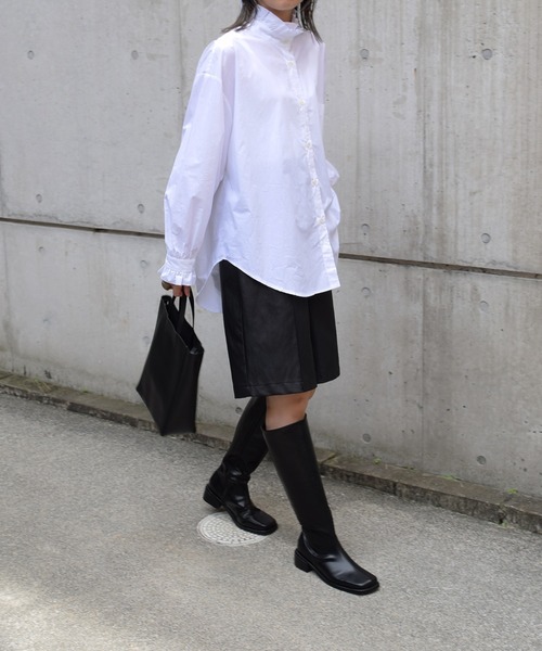 Marient（マリエント）の「フリルスタンドシャツ/ブラウス（シャツ/ブラウス・レディース・ホワイト・FREE）」の10枚目の写真