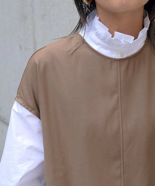 Marient（マリエント）の「フリルスタンドシャツ/ブラウス（シャツ/ブラウス・レディース・ホワイト・FREE）」の13枚目の写真