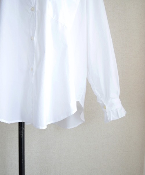 Marient（マリエント）の「フリルスタンドシャツ/ブラウス（シャツ/ブラウス・レディース・ホワイト・FREE）」の17枚目の写真